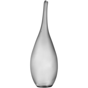 Vaso de Vidro Leros Cinza Alto - 48cm