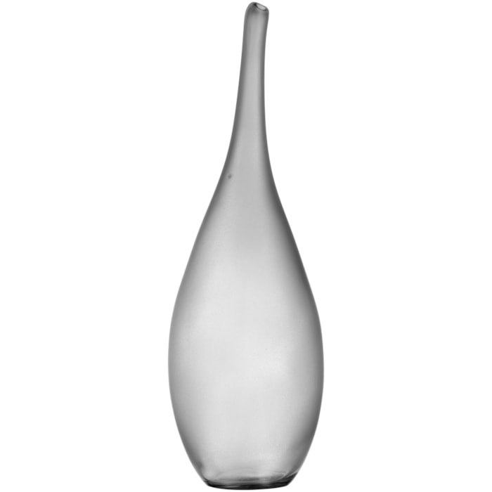 Vaso de Vidro Leros Cinza Alto - 48cm - Madel Home