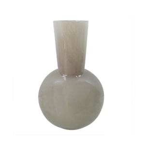 Vaso de Vidro Mendonza Cinza Alto - 30cm 