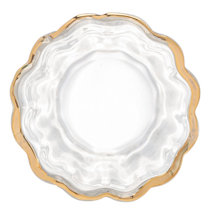 Vaso de Vidro Nazca Transparente Alto - 30cm - Madel Home