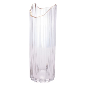 Vaso de Vidro Nazca Transparente Alto - 30cm