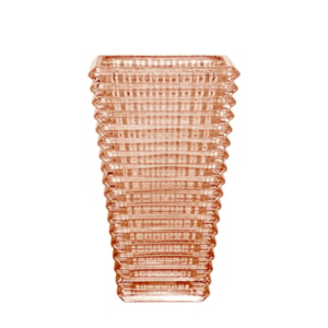 Vaso de Vidro Noa Âmbar Baixo - 17cm 