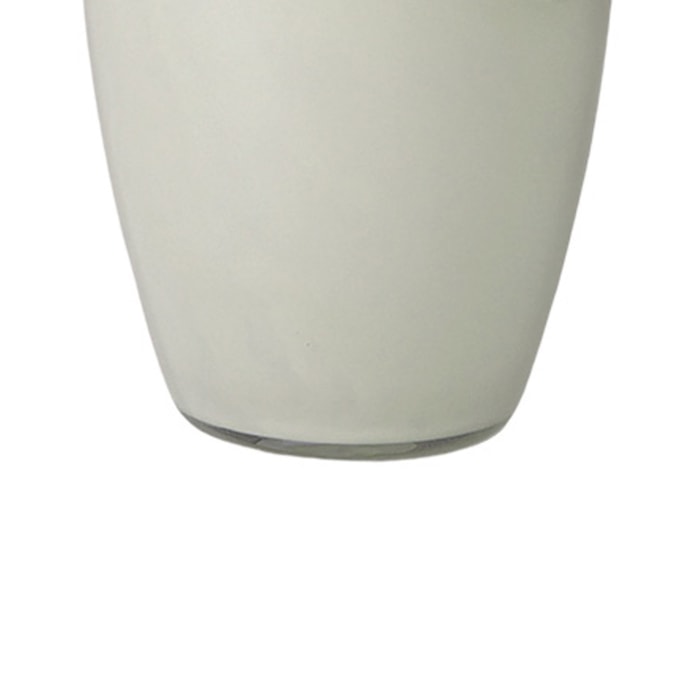 Vaso de Vidro Ushuaia Cinza Alto - 29cm - Madel Home
