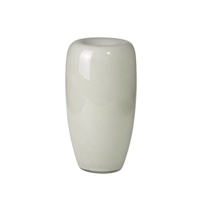 Vaso de Vidro Ushuaia Cinza Alto - 29cm - Madel Home