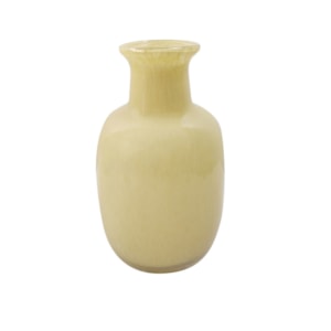 Vaso de Vidro Viana Bege Médio - 20,5cm 