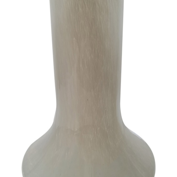 Vaso Vidro Mendonza Cinza Alto - 29cm - Madel Home